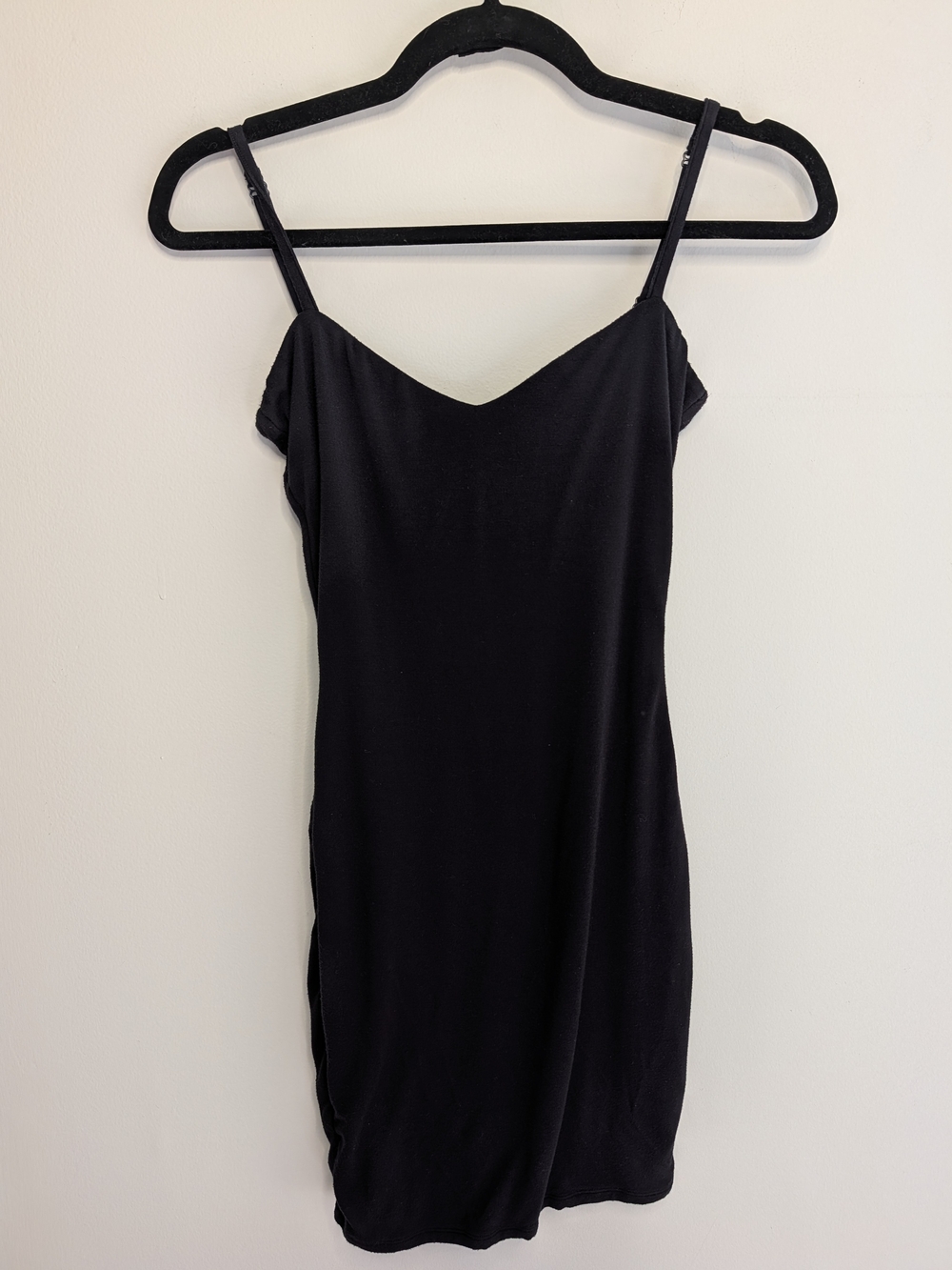 Nama Black Stretchy Dress Size M — Canadian Designer Athleisure — 95% Bamboo